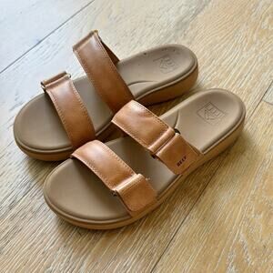 Reef Women's Cushion Cloud ROA Sandals Size 11 Tan Natural